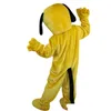 2019 fabrik direktförsäljning gul hund maskot kostymer för vuxna cirkus jul halloween outfit snygg klänning kostym gratis frakt