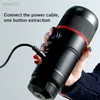 Kaffebryggare krukor Talian-stil hembil Dual-purpose Capsule Kaffebryggare Outdoor Portable Travel Coffe Machines med USB-kabel och bil strömförsörjningslinje