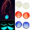 Vintage Ear Expander Shellhard Clear Acrylic Glow in the Dark Liquid Flesh Tunnel Ear Plug Barella Piercing Body Jewelry