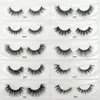 Bütün Kirpikler 100 Gerçek Sibirya Mink Fur 15mm 20mm 25mm Mink Kirpikler 5d 6d 3D Mink Lashes2457543