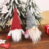 2020 Christmas Handmade Swedish Gnome Scandinavian Tomte Santa Nisse Nordic Plush Elf Toy Table Ornament Xmas Tree Decorations