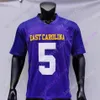 2022 Custom East Carolina Pirates Ecu-voetbalshirt Ncaa College Holton Ahlers C.j. Johnson Shane Calhoun Jesaja Winstead Johnson