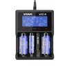 XTAR VC4SL VC4 Batterieladegerät QC3.0 Schnellladung MAX 3A 1A / 3,6V 3,7V 1,2V AAA AA 18650 Batterieladegeräte