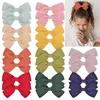 Meisjes haaraccessoires Hairclips BB Clip Barrettes Baby Clips Kinderen Kids Childrens Bow 20 Kleuren Prinses Katoen