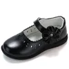 Automne Nouvelle Princesse Filles Chaussures Pour Enfants École Chaussures En Cuir Pour Étudiant Noir Robe Chaussures Pour Filles 3 4 5 6 7 8 9 10 11 12-16T 201201
