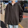 koreanischer hoodie-sweatshirt-reißverschluss