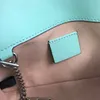 moda blu rosa verde giallo vera pelle con hardware argento borsa a tracolla da donna con borse a tracolla migliore borsa a tracolla da donna di alta qualità 16