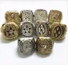 10pcs Set 1971 1977 1992 1993 1995 Cowboys Championship Ring Tamanho 11 Lembrança Homens Ventilador Presente Atacado Drop Shipping