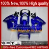 Body Kit voor Honda Interceptor Blue Full Hot VFR800RR VFR 800RR 800 RR 99HC.73 VFR800 98 99 00 01 VFR800R 1998 1999 2000 2001 Volledige kluizen
