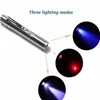 Cat Toys Mini Red Laser Pointer USB Recharteable 3 en 1 lampe de poche UV Lampy Lazer Pen PowerPoint MultifiNctio Jllwiz4460955