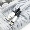 3a Fast Speed ​​Laddning 1m 3FT flätad tyg nylon typ C USB-kablar Micro USB-kabel