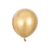 130 pcs Ruby Balão Vermelho Garland Kit de Ouro Chrome Latex Balões Dupla Camadas VERMELHAS Globo para decorações de festa de aniversário de casamento AA220314