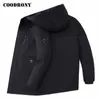 COODRONY marque hommes veste d'hiver mode décontracté Parka à capuche manteau hommes hauts arrivée épais chaud duvet de canard vestes C8032 201128