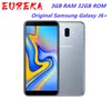 Oryginalny Samsung Galaxy J6 + J610F 6,0 cali Quad-Core 3 GB RAM 32GB ROM LTE 13MP odblokowany telefon komórkowy