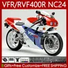 OEM Body для Honda RVF400R VFR400 R VFR400R NC24 V4 87 88 Boodwork 78no.30 RVF400 RVF VFR 400 R 400RR 87-88 VFR 400R VFR400RR 1987 1988 Мотоцикл обтекатель синий красный BLK
