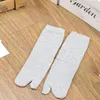 Novos homens e mulheres japoneses fibra de bambu de verão de dois dedos calçados quimono chinelos sandal splip split ninjia white tabi meias de dedão