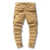 High Quality Khaki Casual Pants Men Military Tactical Joggers Cargo Pants Male Multi-Pocket Fashions Black Trousers Sweatpants 201130