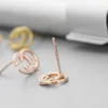 2021 New Brand Designer Double Letters Earrings Ear Studs Gold Tone Earring For Women Men Wedding Party Jewelry Gift