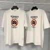 227 21SS EN'S Tシャツヨーロッパフランスの獣医はソーシャルメディアの反社会的刺繍TシャツファッションメンズTシャツ女性の凝固