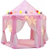 الأطفال خيمة لعبة المحمولة للطي الأمير الأميرة خيمة قلعة الكرة حفرة بركة اللعب منزل كيد هدية في اللعب خيمة الكرة بركة LJ200923