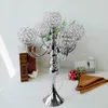 5 Head Glass Candle Holders Candelabra Crystal Metal Candlestick Stand Halloween Dekoracyjna jadalnia Stół Centerpiece Senyu581