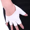 Women's Half Finger PU Leather Gloves Men Fingerless Glove Nightclub Performance Gloves1