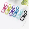10pcs/lot Metal Clothespin Colorful Metal Windproof Clothes Hanging Pegs Portable Bra Socks Beach Towel Drying Hanger Clip