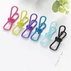 10 teile/los Metall Wäscheklammer Bunte Metall Winddicht Kleidung Hängen Pegs Tragbare Bh Socken Strand Handtuch Trocknen Kleiderbügel Clip