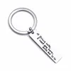 Creatief Keyrings roestvrij staal Ik hou meer van je het einde Ik win paren Keychain Metal Key Holders Party Favor W-00398