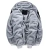 Men's Hoodies Tracksuit Winter Fleece Camouflage Suit Warm Velvet Sweatshirt Brand Clothing Men Set Jacket+Pants 2PCS Blue 211230