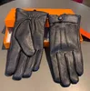 Winter echtes Leder Männer Designer-Handschuhe Mode schwarz dicke warme Handschuhe für Männer hochwertige Vintage männliche Handschuhe mit Designer-Box