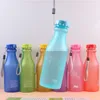 Creativo 550ML Bottiglia di soda glassata Bottiglie di acqua portatili a prova di caduta di plastica Studenti di moda Sport Tazze d'acqua Bottiglie VTKY2372