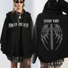 harajuku hoodie men men disual skull wing print sweatshirt زوجين القوط الشارع الربيع