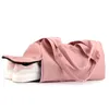 スポーツヨガバッグ用女性ピンクフィットネスブロサ大旅行ダッフルバッグドライウェットコンボトレーニングハンドバッグジムアクセサリーQ0705