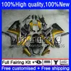 Bodywork For HONDA CBR 650F CBR650F 11 12 13 2014 2015 Gold black 53HM.98 CBR650 F CBR-650F CBR 650 F 2011 2012 2013 14 15 16 Fairing kit