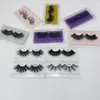 HOT maquiagem 5D Mink cílios Dramatic longo Mink Lashes Faixa completa Lashes Falso Cílios 3D Mink cílios reutilizável