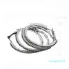 Tasarımcı Küpe S925 Ayar Gümüş Küpe Hoop Daire Küpe Takı Hediyeler Kadın Kızlar Trendy Elmas 4.5cm Özellikle Kristal Taş