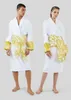 2022colors 100% cotton Top quality women men Bath Robe European and American style Supplies F M---3XL