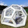 Forme de football gonflable personnalisable Camping Bubble Clearance Dome Luxury Hotel Beach House Room Ballon avec pompe gratuite par navire à USA