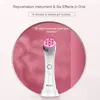 Dispositivo di bellezza RF domestico rassodante sollevamento fotone dispositivo di introduzione per il ringiovanimento del viso Dispositivo per massaggio facciale microcorrente EMS