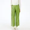 Kvinnor Pants Capris Miyake plus storlek Kvinnors raka veckade byxor Autumn Winter Korean Fashion Women's Trouser2119