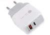 18W USB C PD Wall Charger Snelle lading Adapter Type-C Laad QC 3.0 EU US Plug Fast Charging voor Smartphone