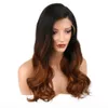 360 Perruques à cheveux humains en dentelle Full pré-cueillis 150 densité brésilienne Remy Hair Ombre Color T 1B 4 WIGE NATURELLE HUMAN WIG2024391