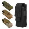 Tactical Waist packs Molle Flashlight Pouch M5 Protable Bags Military Knife Storage Pouch Single Pistol Magazine Small Bag Accessories Outdoor Waistpacks