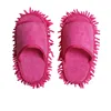 Limpieza perezosa Limpiador de pies Zapatos Mop Slipper Misceláneas Microfibra Suave Zapatos usables Piso de baño Cubierta para polvo Herramientas de limpieza para el hogar WLL1292