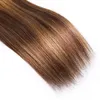 ishow weaves wefts straight highlight 427オンブル色の人間の髪の束828inchブラジルのボディペルーの髪の拡張F4574779