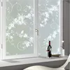 Bred 456090 cm Frosted Glass Self Adhesive Window Film Integritet Klistermärken Vinyl Home Decor White Bedroom Badrum Y200416