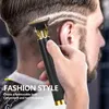 Hårklippare professionell skärmaskin skägg trimmer för män barberare butik elektrisk rakapparat vintage t9 cutter 2202175909711