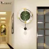 MEISD Acryl Wandklok Moderne Design Decor Horloge Creatieve Dubbele Naalden Woondecoratie Horloge Murale 220115