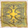 Атласный шарф для волос Folarard Satin Scarf Женские шелковые шарфы для дамских ручных шарфов 90 Paisley Print Foulard Luxe274u